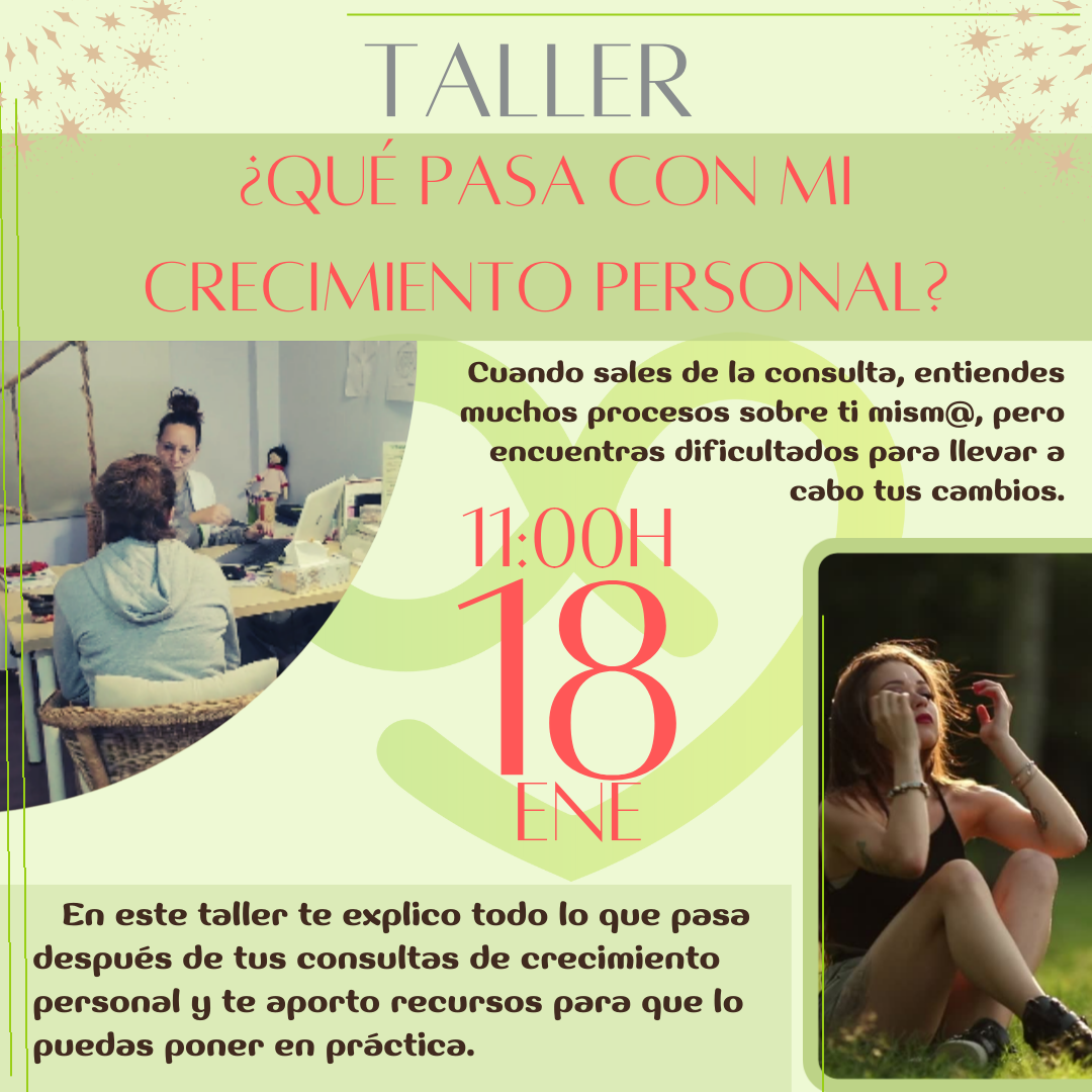 TALLER QUE PASA CON MI CRECIMIENTO PERSONAL