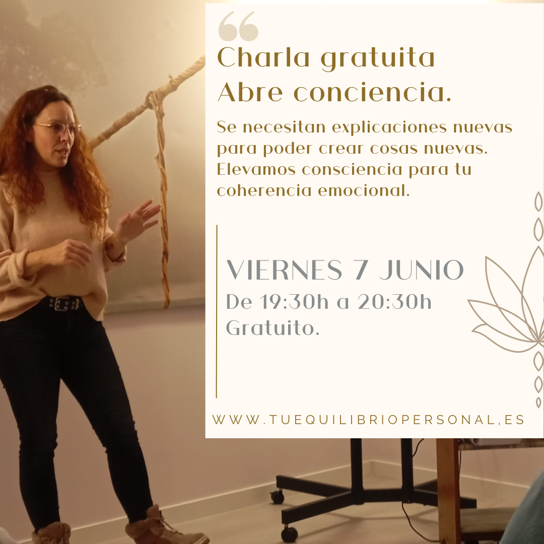 CHARLA ABRE CONCIENCIA